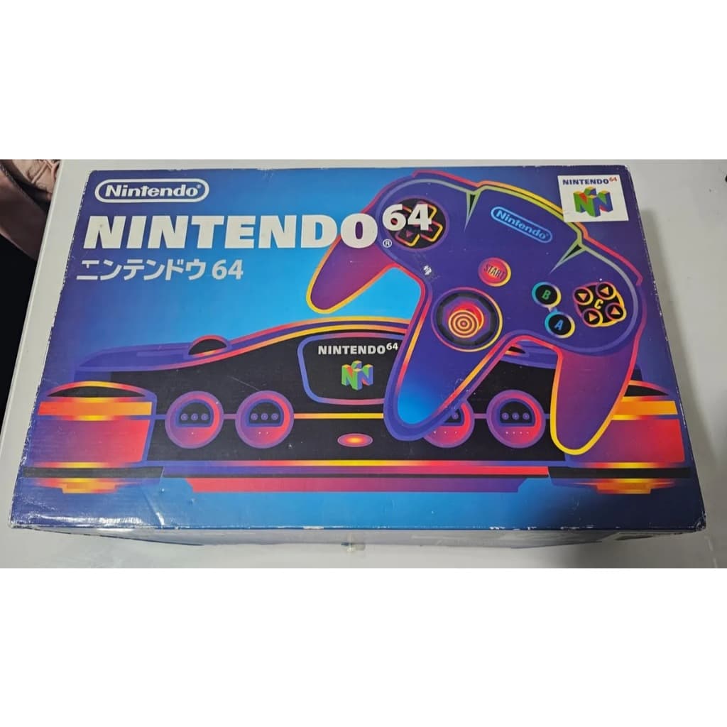 Nintendo 64 N64 Japonês + Na Caixa Completo Serial Batendo Super Conservado Preto (Usado)
