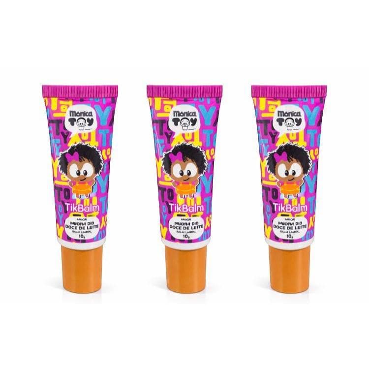 Tik Balm Mõnica Toy Pudim de Doce de Leite 10g Balm labial Hidratante