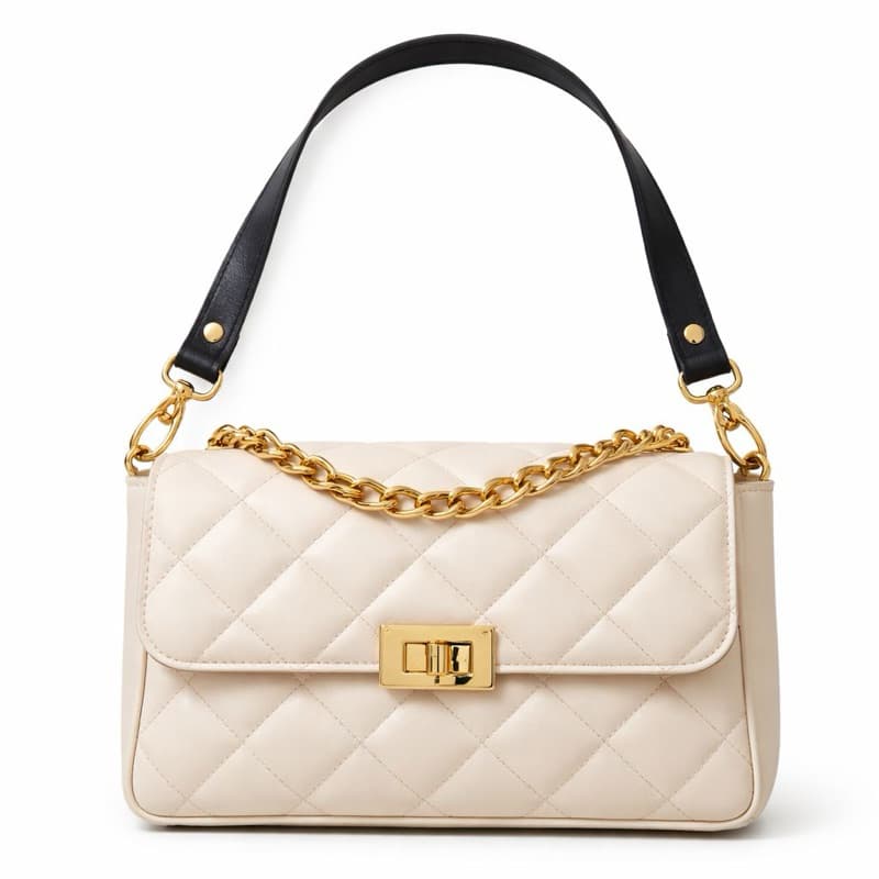 Alça de Couro Para Bolsa Com Mosquetão 60CM altura 18mm largura