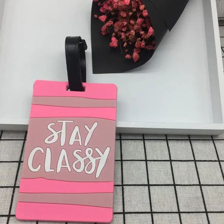 Etiqueta de Mala Emborrachada Divertida – Identificador de Bagagem Silicone/PVC