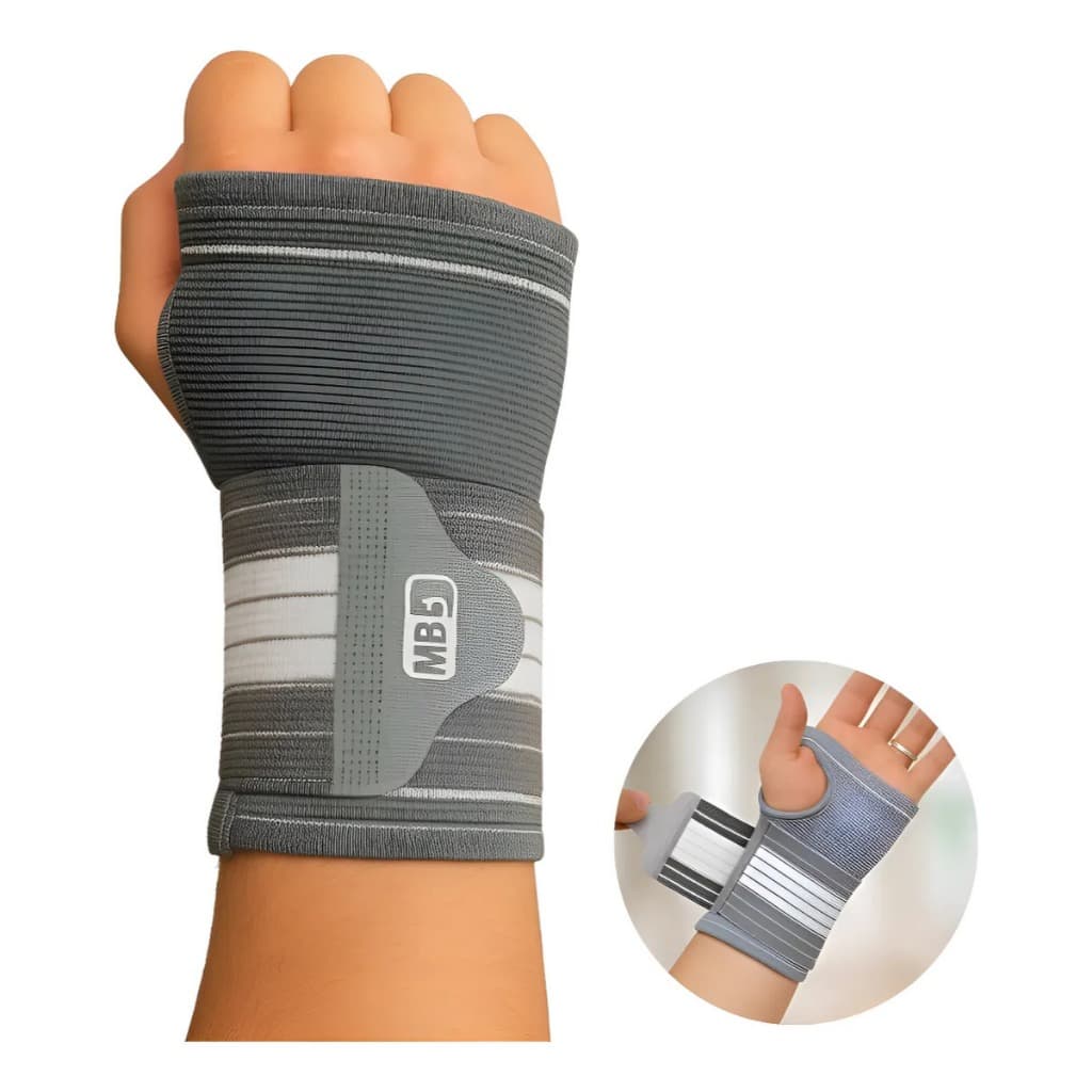 Munhequeira Ortopédica Alta Compressão Pulso Ajustável Tendinite