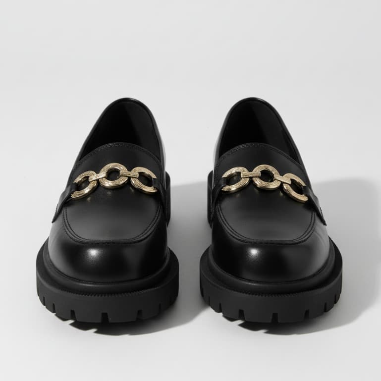 Sapato Mocassim Feminino Tratorado Oxford Plataforma Chique e Confortável