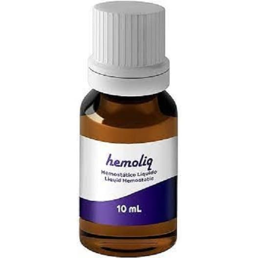 Hemoliq Solução Hemostático para Conter Sangramentos 10ml Manicure/Podologia/Odontologia