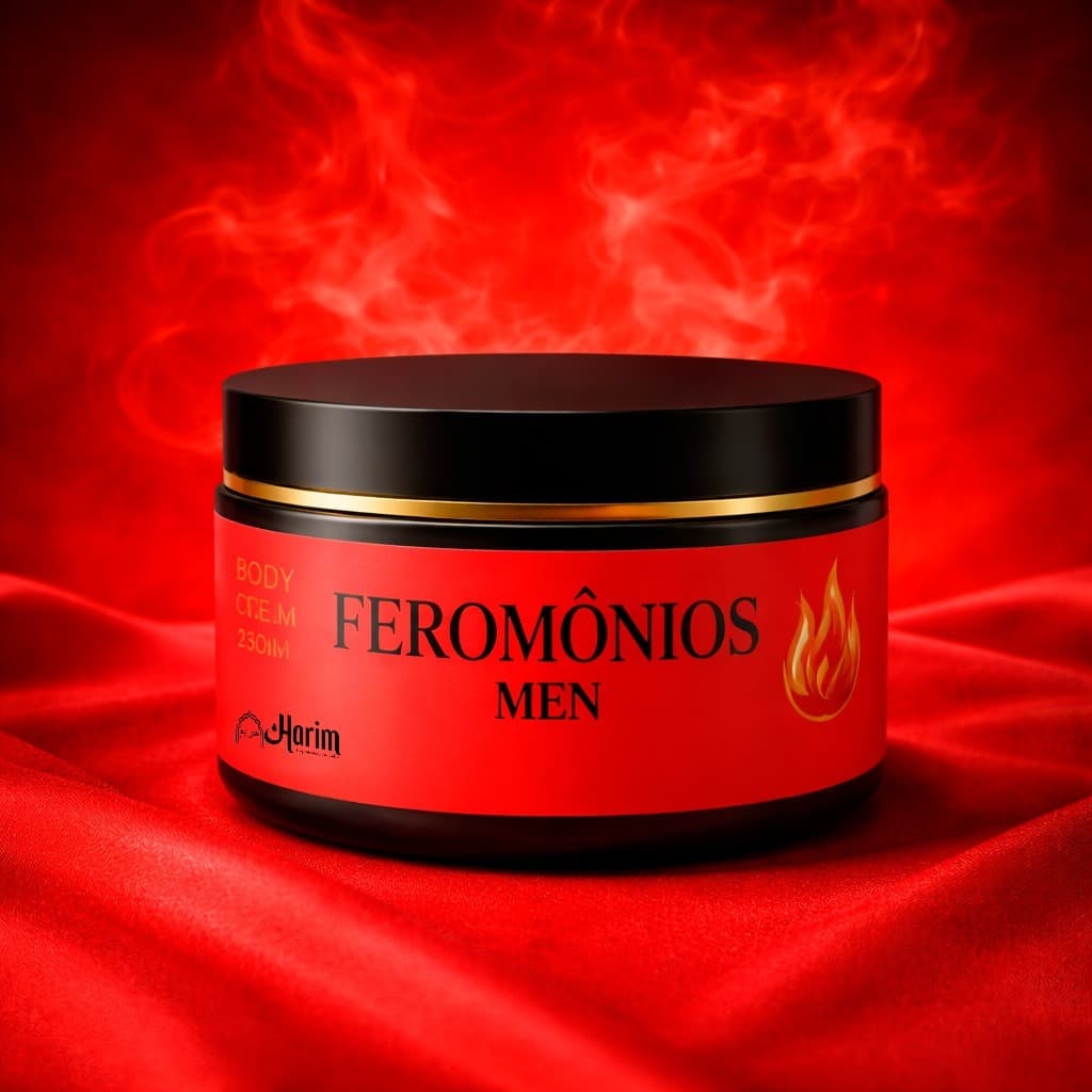 Creme Hidratante de Feromônios Masculino Perfumado 250ml Harim Atracione