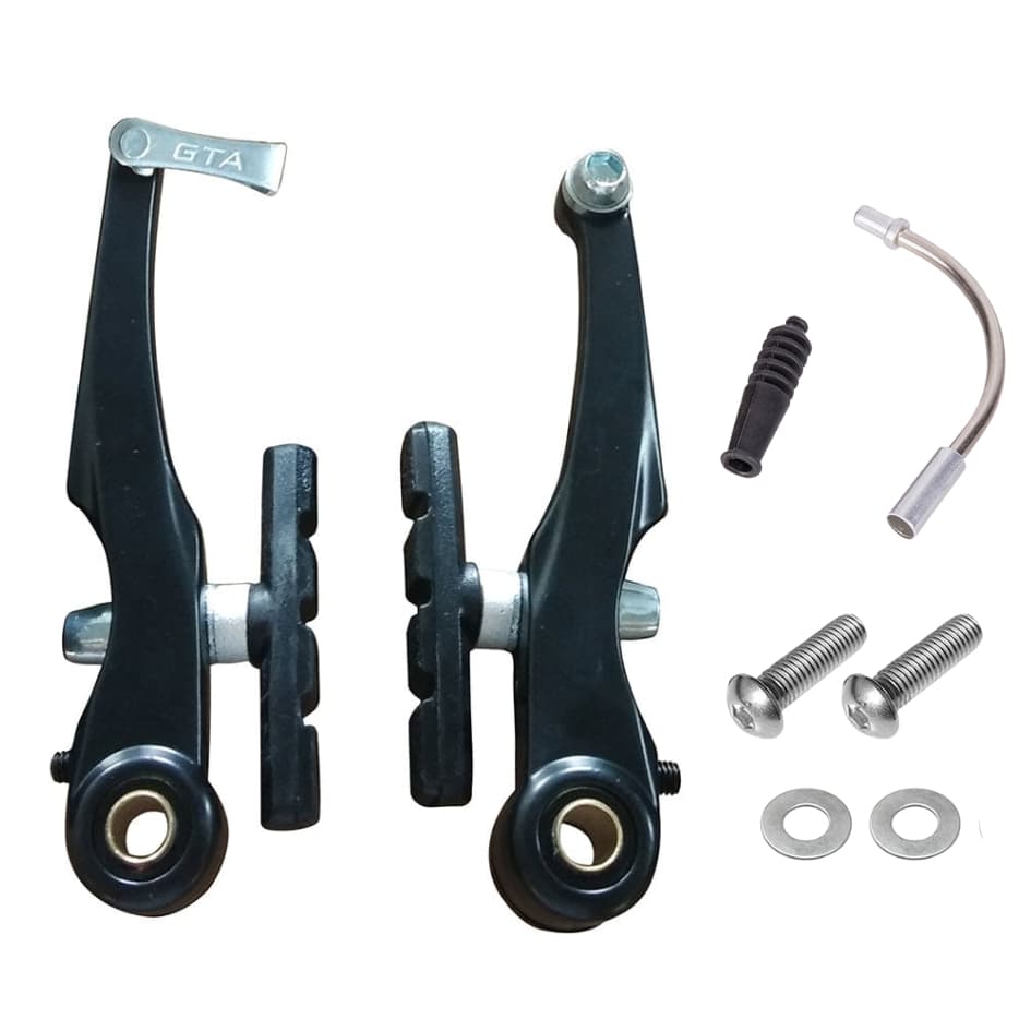 Kit Freio V-brake Orbital GTA em Alumínio para Bicicleta Aro 16 20 24 26 e 29 Mtb Urbana Passeio