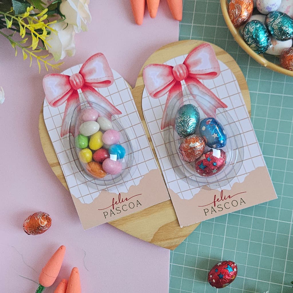 Cartão Blister Ovinhos – Kit com 30 unidades - Pascoa