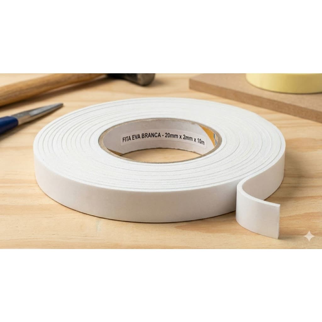 Fita Anti-Inseto para Fresta de Janela e Porta 20mm x 2mm x 10 metros