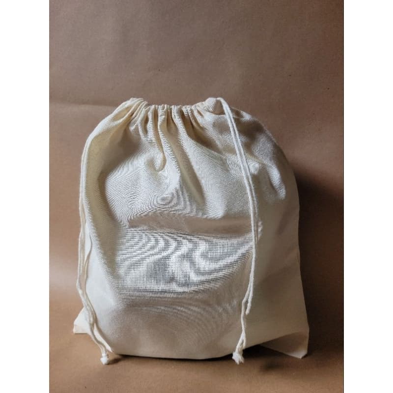 Saco Organizador Algodão Cru 30x35 Dust Bag com Cordão