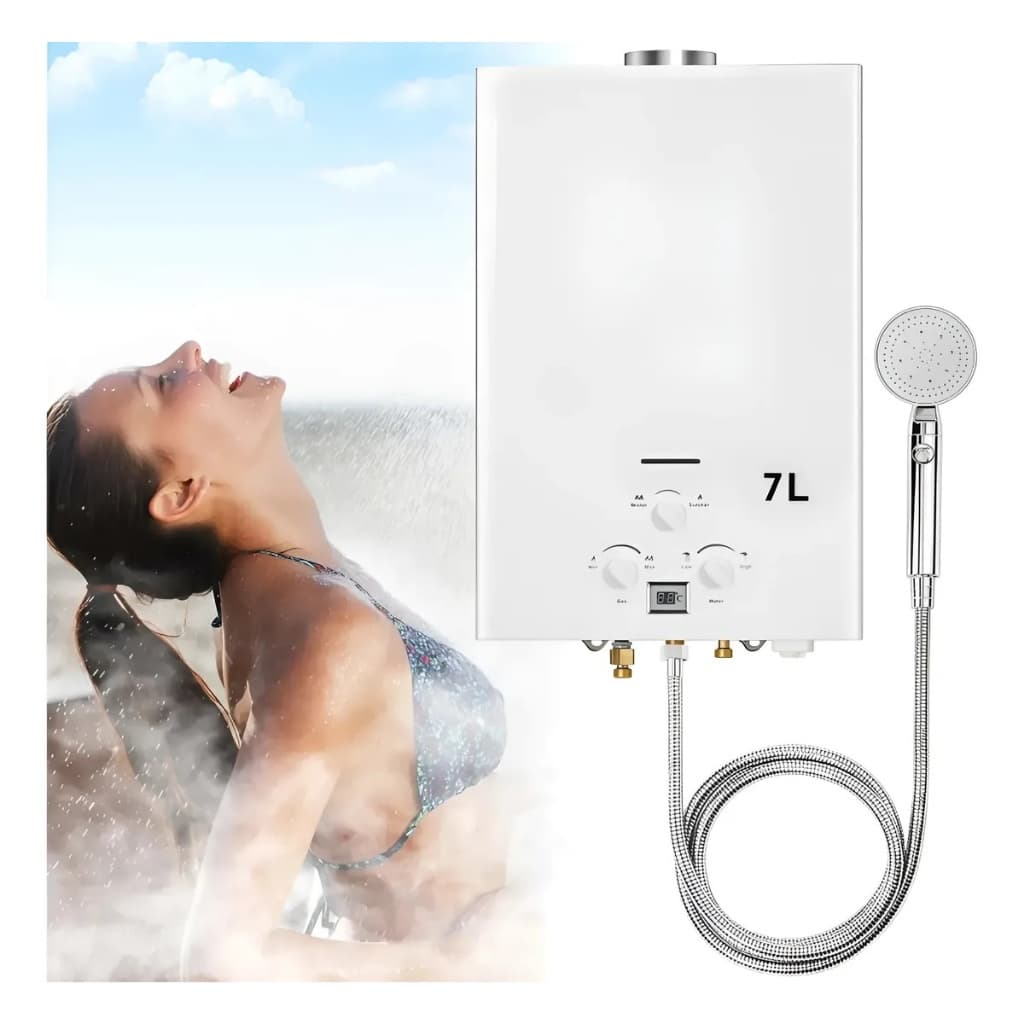 Aquecedor A Gás 7 litros Eletrônico GLP( GÁS NATURAL )