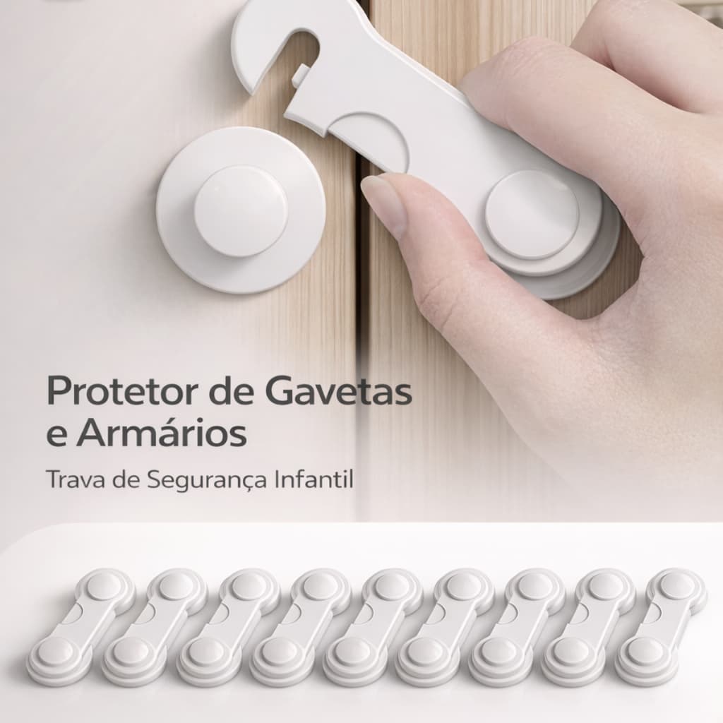1 a 10 Trava Segurança Bebê Gaveta Armário Porta Geladeira Vaso Sanitário Protetor Infantil Criança Casa Baby