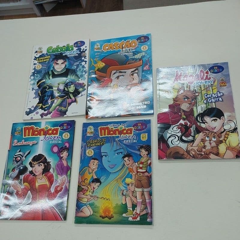 Coleção Turma da Mônica Jovem Especial colorido 5 edições
