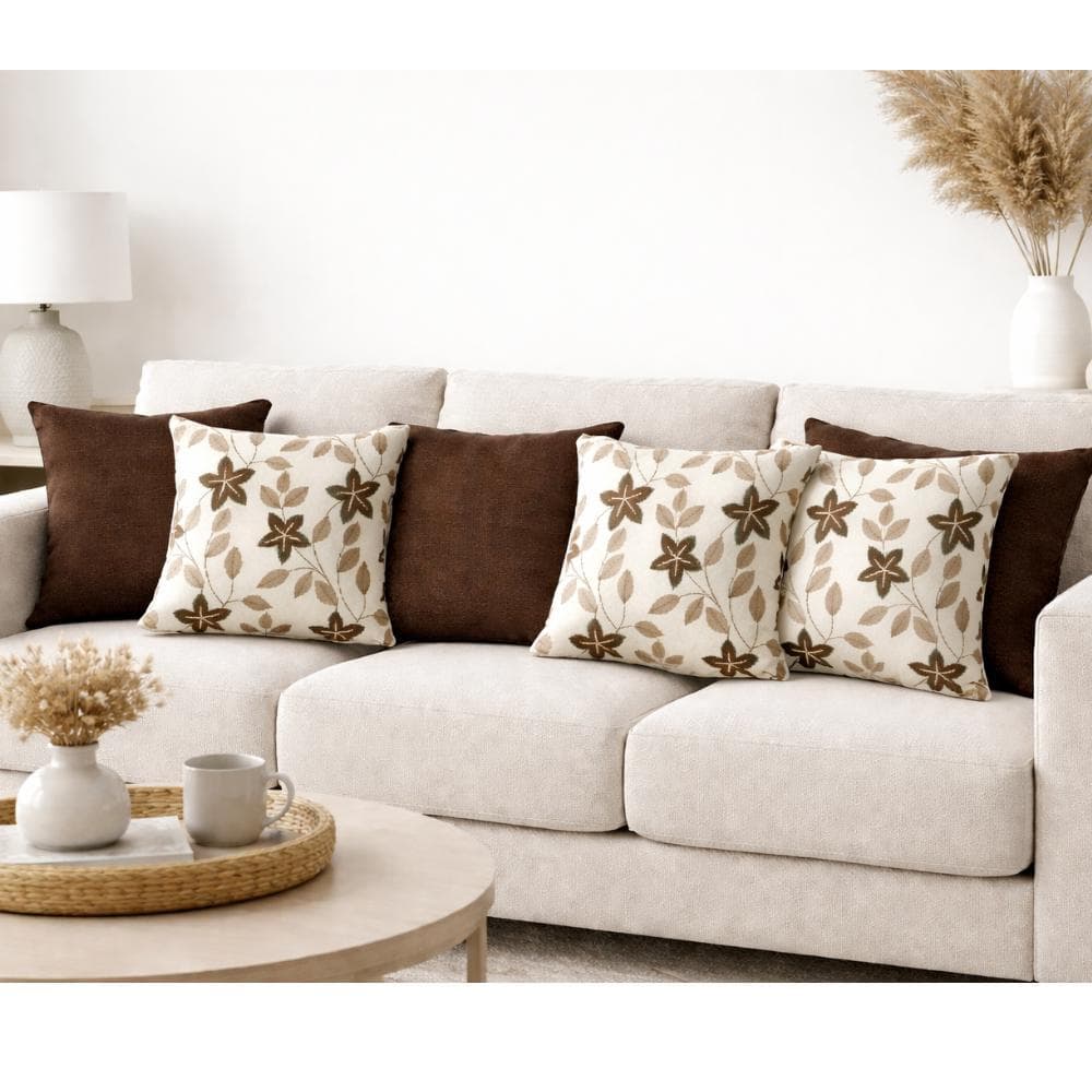 KIT c/6 ALMOFADAS PARA QUARTO SALA OU SOFÁ ALMOFADAS CHEIAS c/ ENCHIMENTO&CAPAS