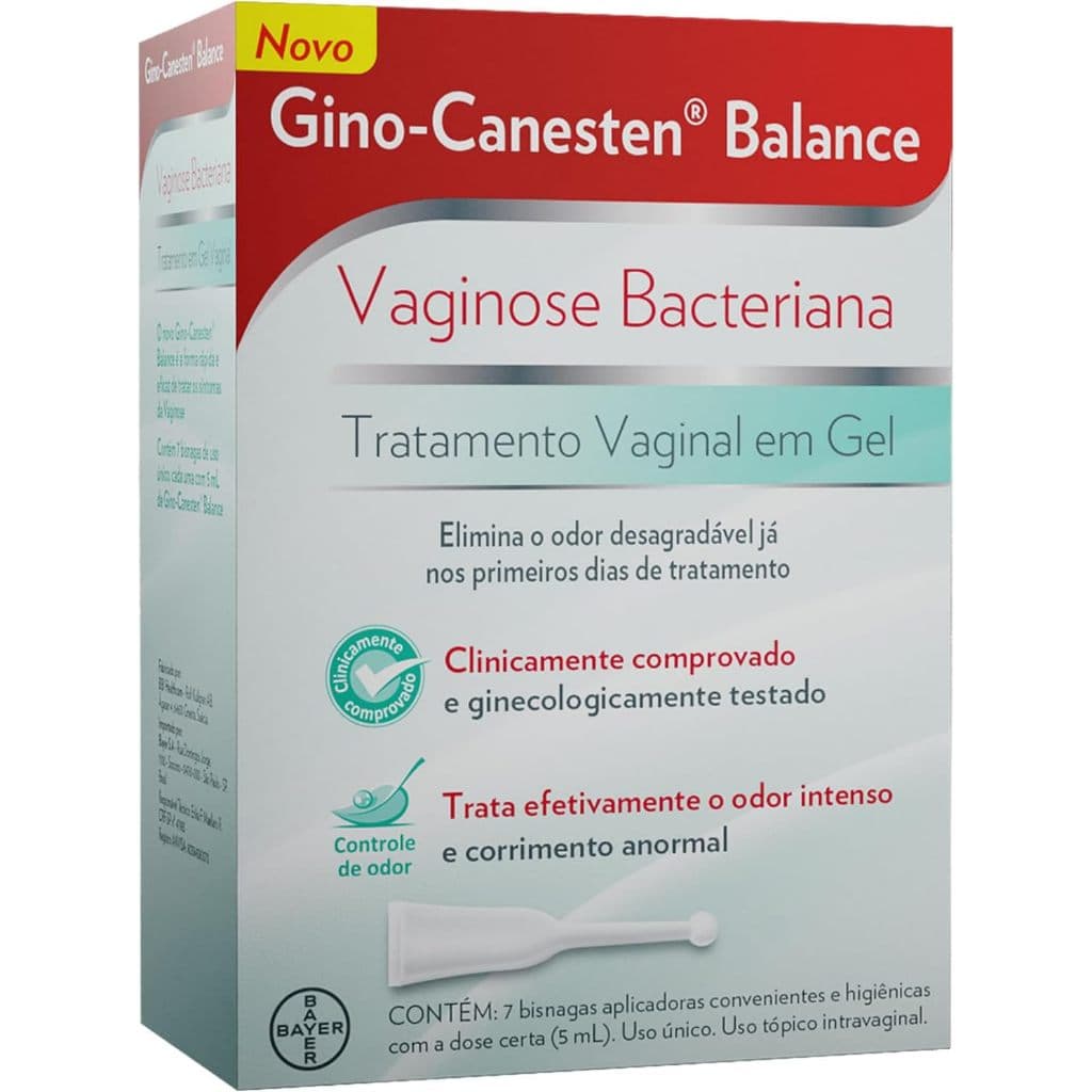 Gino-Canesten Balance Gel Com 7 Bisnagas De 5ml Cada