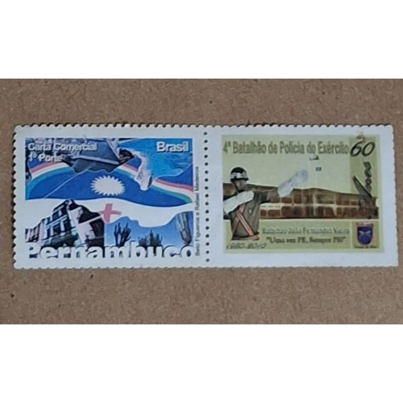 SELO COMEMORATIVO DE 60 ANOS DO 4° BPE - 2010