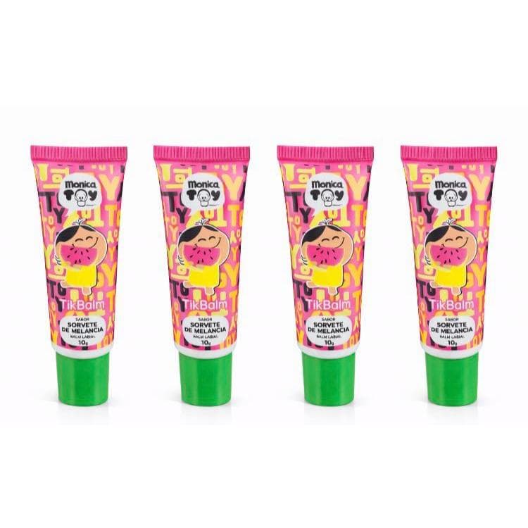 Tik Balm Toy  Sorvete de Melancia 10g Balm Labial Hidratante