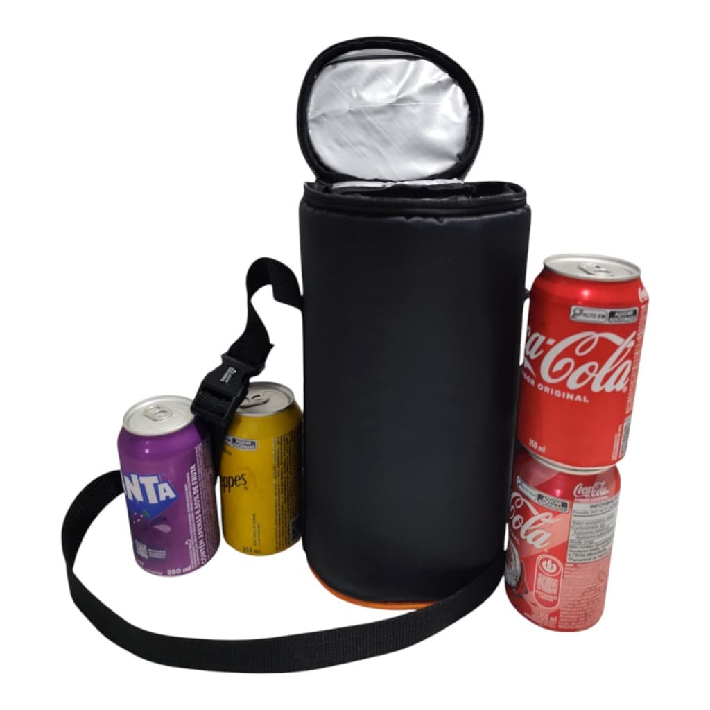 Bolsa térmica cooler térmico para 4 latas de 350 ml Praia Piscina Camping