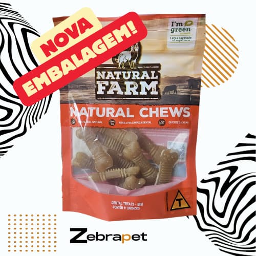 Petisco Natural - Dental Mini - Natural Farm