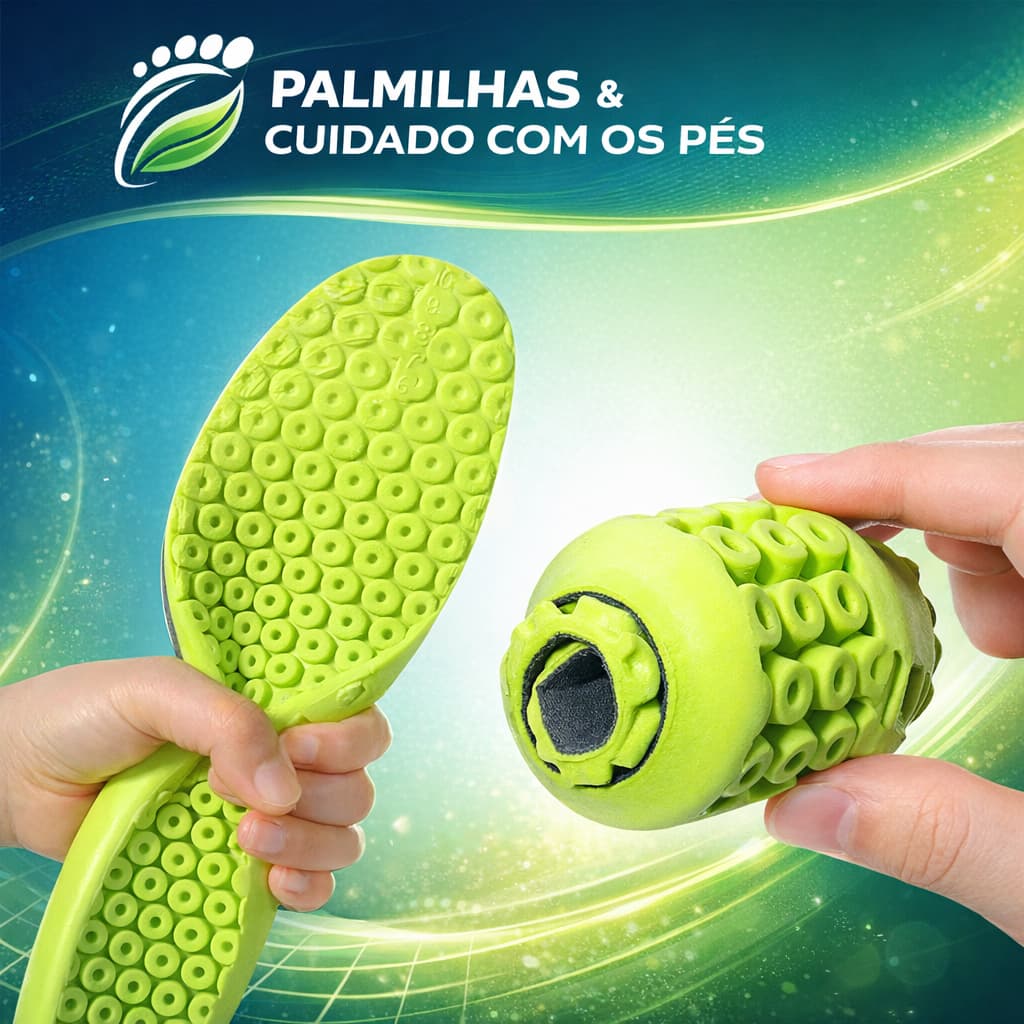1 a 4 Palmilha para Tênis Conforto Esportiva Ortopédica Antiderrapante Absorve Impacto Caminhada Corrida