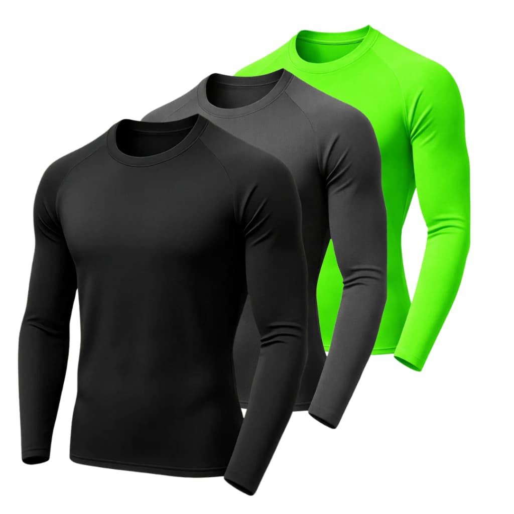 Camisa Térmica Uv 30+ Segunda Pele Camiseta Blusa Malha Fria Academia Esportes