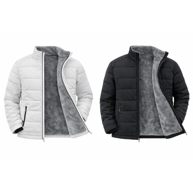 Jaqueta NEVE Masculino Forro Grosso Peludo PUFFER BOBOJACO CASACO FORRADO NYLON MOTO CICLISTA SNOW SKI