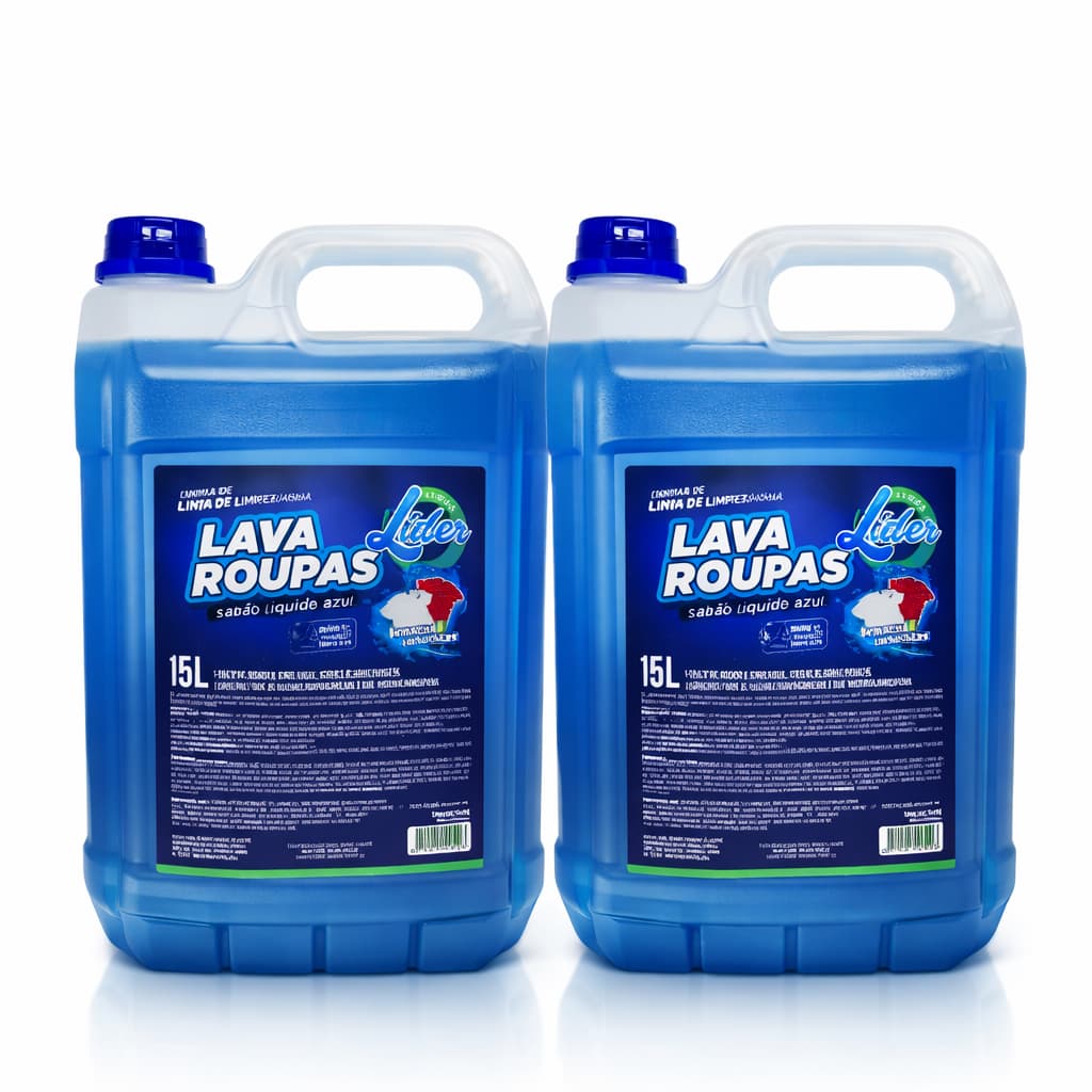 SABÃO LÍQUIDO - KIT C/2 LAVA ROUPAS BLUE - 5 LITROS