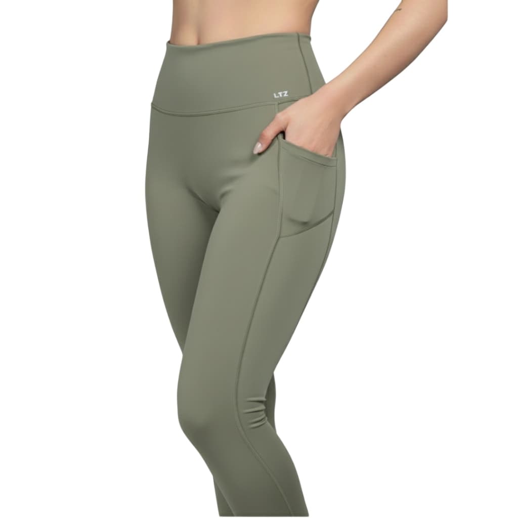 Legging Fitness Poliamida Premium Cintura Alta e Bolso Lateral