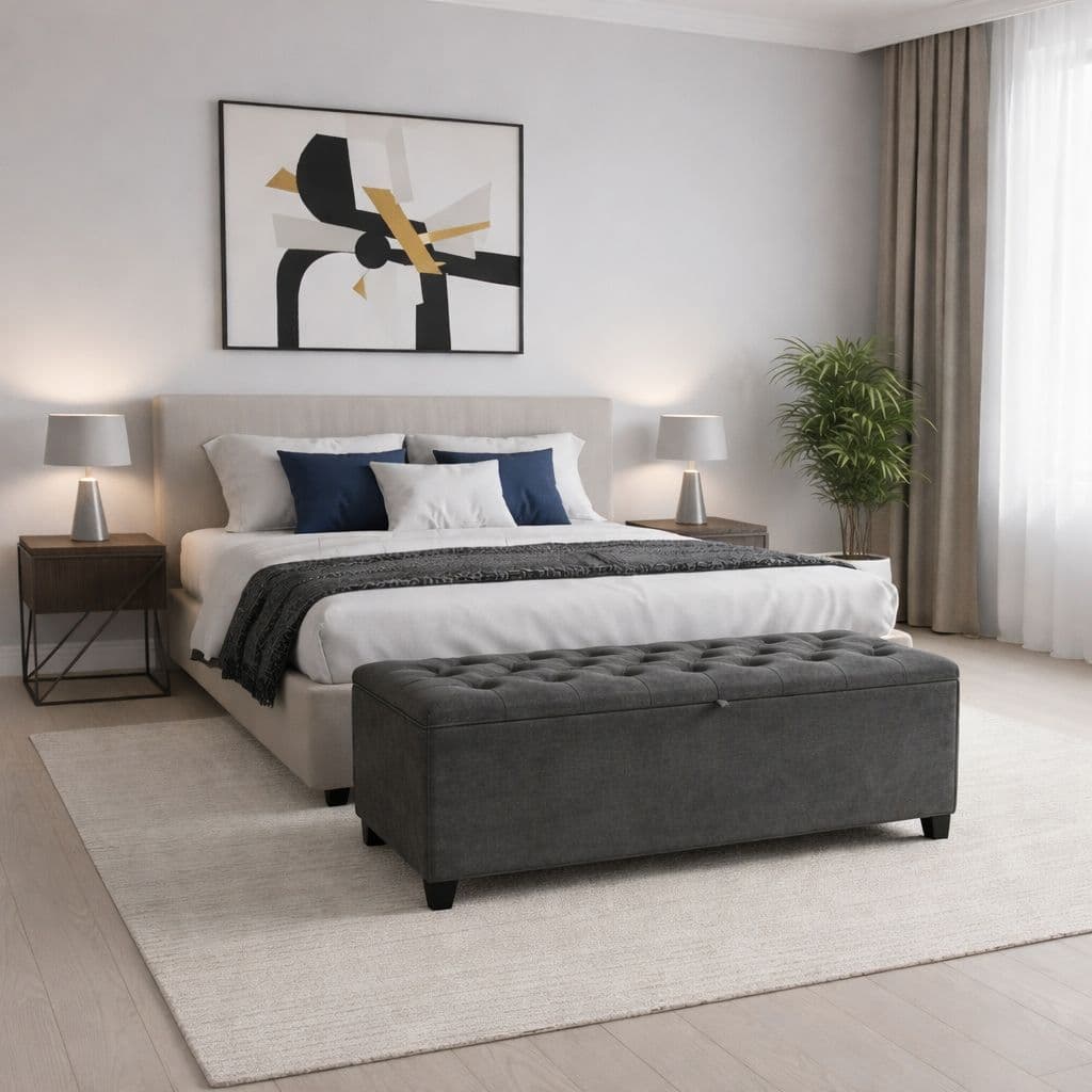 Puff Baú Recamier Sapateira 1,20 Cama Casal Capitonê Veludo Envio Imediato