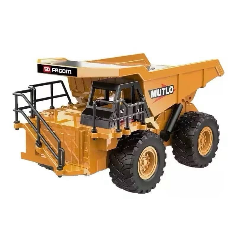 Miniatura Máquina De Construção Caminhão Basculante Metal E Plástico Fricção