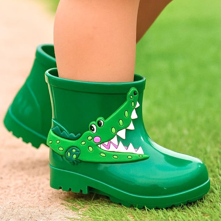 Galocha Bota Infantil Menino Masculina Criança Leve Confortável Maria Fiore