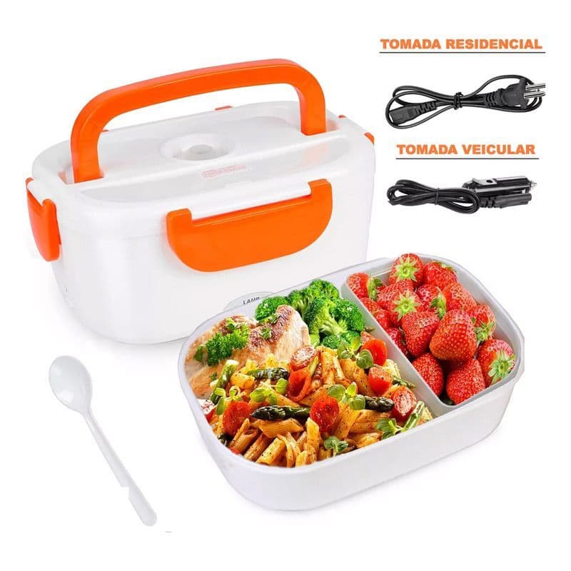Marmita Térmica Elétrica 2em1 Bivolt Tomada /Casa Carro 40w sortidas