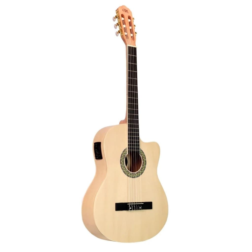 Violão Elétrico Clássico Cutaway Com Eq Nylon Tn39Nce Natural – Ton - By Tonante