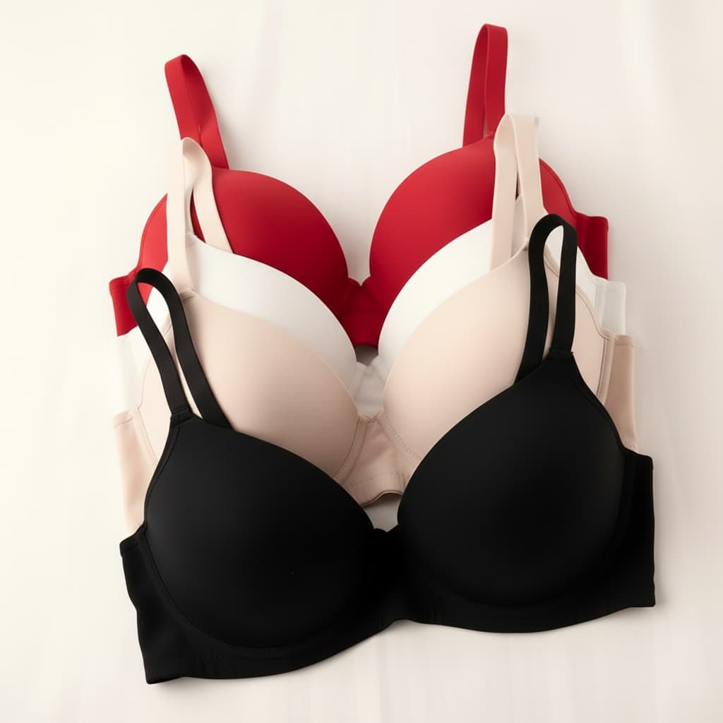 Kit C/4 Sutiãs Reforçado  Microfibra Premium Luxo  -  PROMOÇÃO