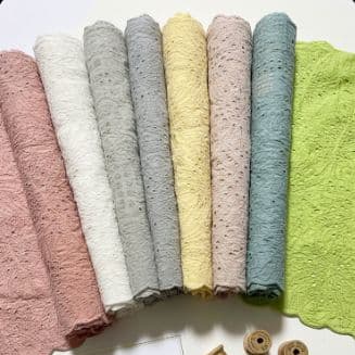 Tecido Laíse 100% Algodão Bordado – Toque Suave e Alta Qualidade