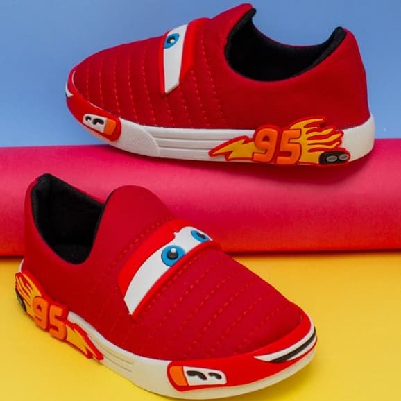 Tênis Infantil Masculino Lançamento Escolar Para Meninos Personagem Carro Original Promoção