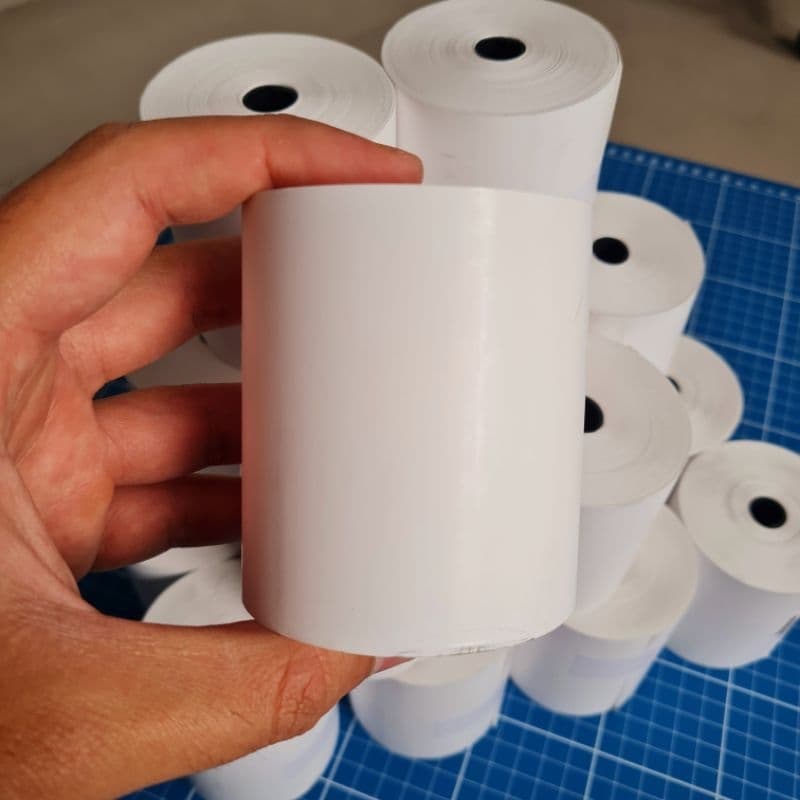 Bobinas Térmicas Branca 80mm X 80M para impressoras Térmicas