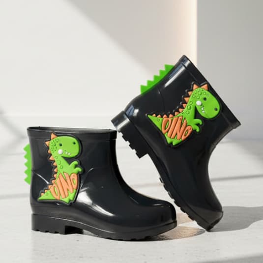 Galocha Infantil Meninos Personagens Kids dinossauro com rabinho c6 Volta ás Aulas