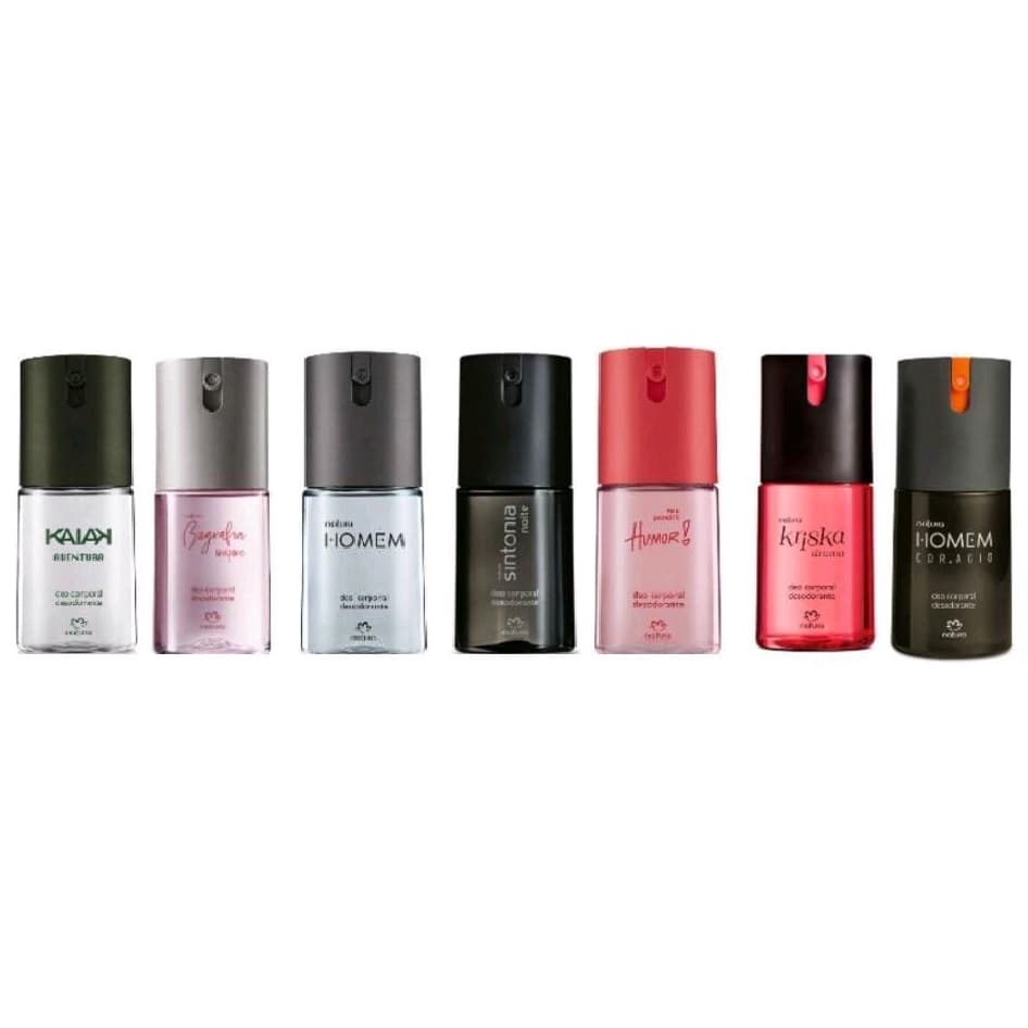 Desodorante Deo Corporal Feminino/Masculino Diversas Fragrâncias100ml Natura - Regular ou Refil