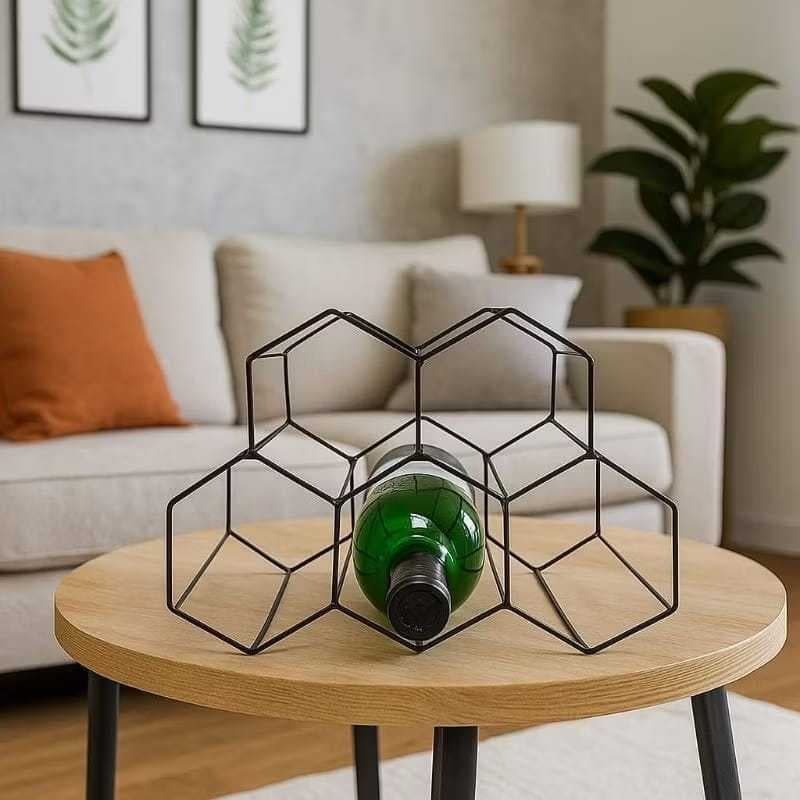 adega coméia decoração para vinho para 5 garrafas