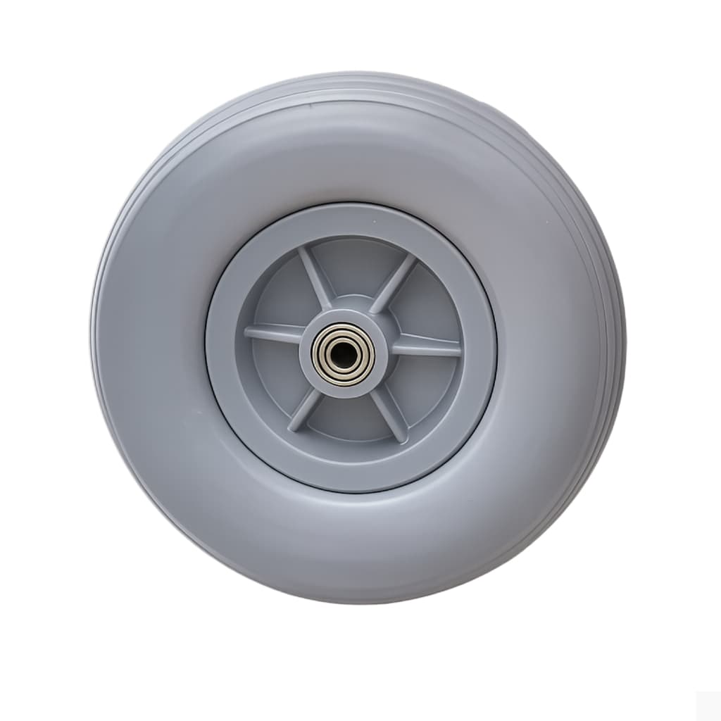 Roda Dianteira Completa 200x50 Maciça Não Fura Cadeira Rodas