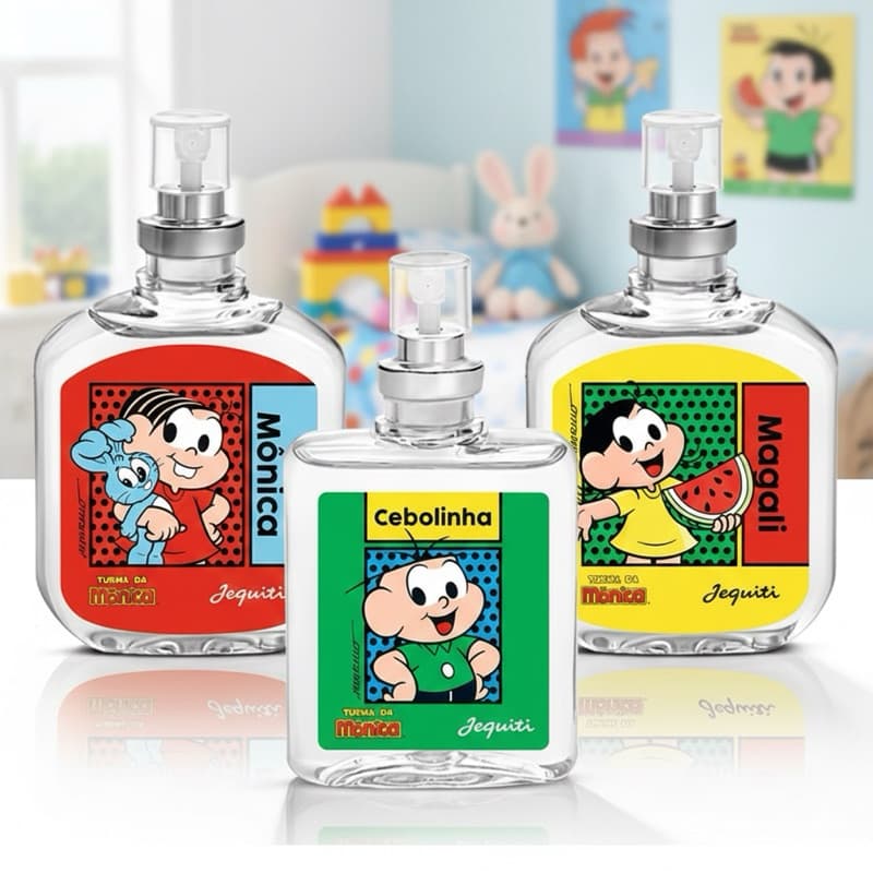 Colônia Infantil Turma da Mônica 25ml Original Cebolinha Mônica Magali – Escolha Sua Fragrância