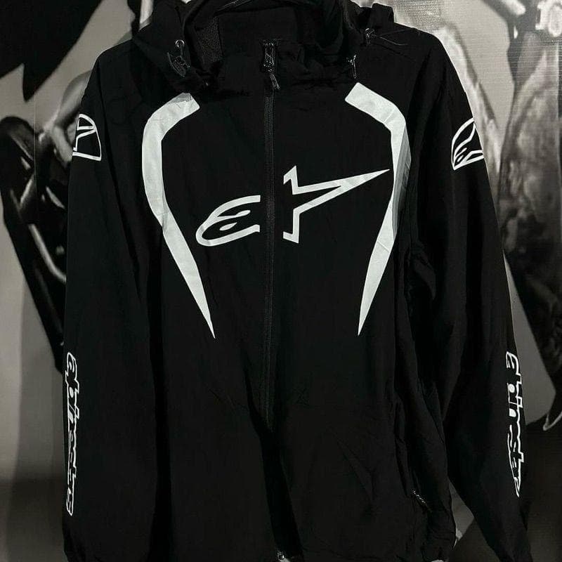 Jaqueta Corta Vento masculina Impermeável capuz removível forrada piloto