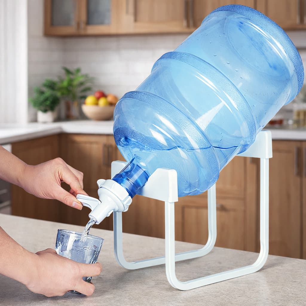 Suporte Para Galão Filtro de Água Removivel Bebedouro De Água Potável 20 Litros Torneira