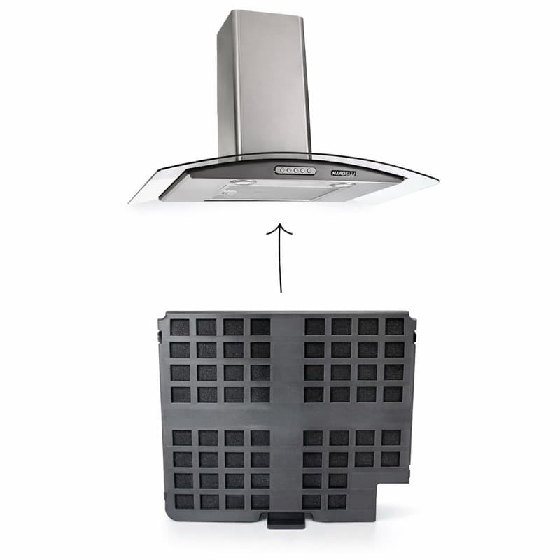 Filtro De Carvão Ativado Coifa Fogatti/ Nardelli/ Terim