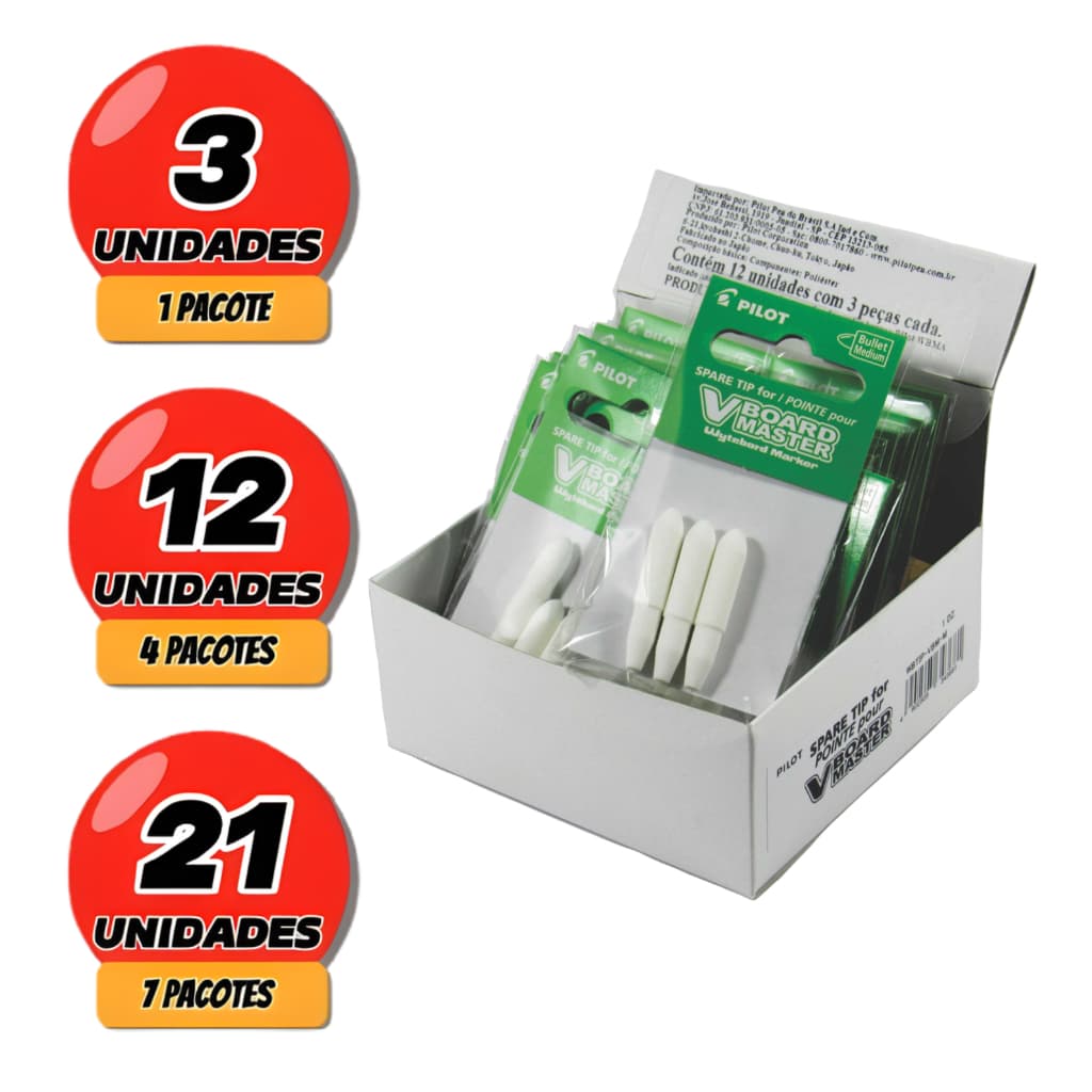 Ponta Para Pincel De Quadro Branco Para Pilot Wbma Ponteira marcador