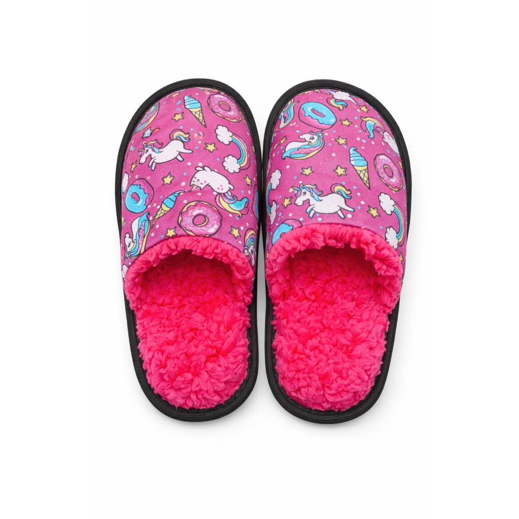 Pantufa infantil Unicórnio Senza Spina - Chinelo de inverno