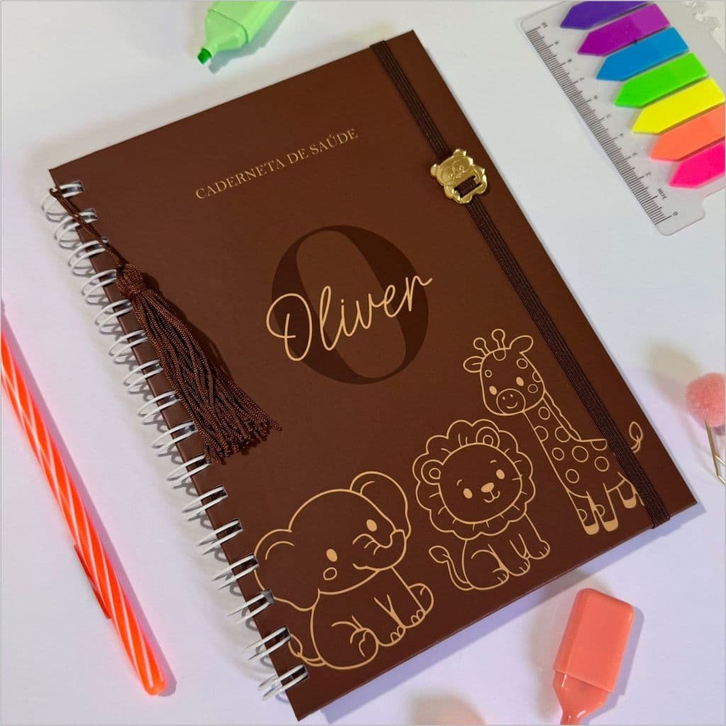 Caderneta de Vacina Saúde Vacinação Personalizada capa dura versão atualizada SUS