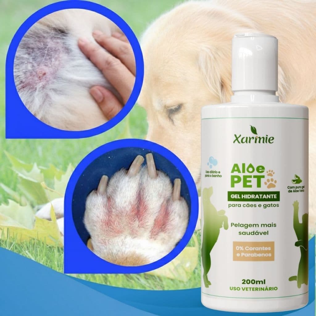 ALOE PET Anti Multilação Lambedura Cicatrizante Pet Natural Caes Gatos 100% Natural
