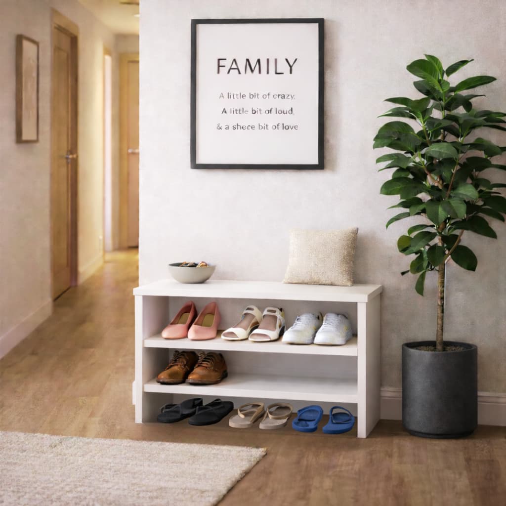 Sapateira Organizadora 100% MDF Armário Multiuso Sala, Quarto, Lavanderia, Cozinha 50 cm e 60cm