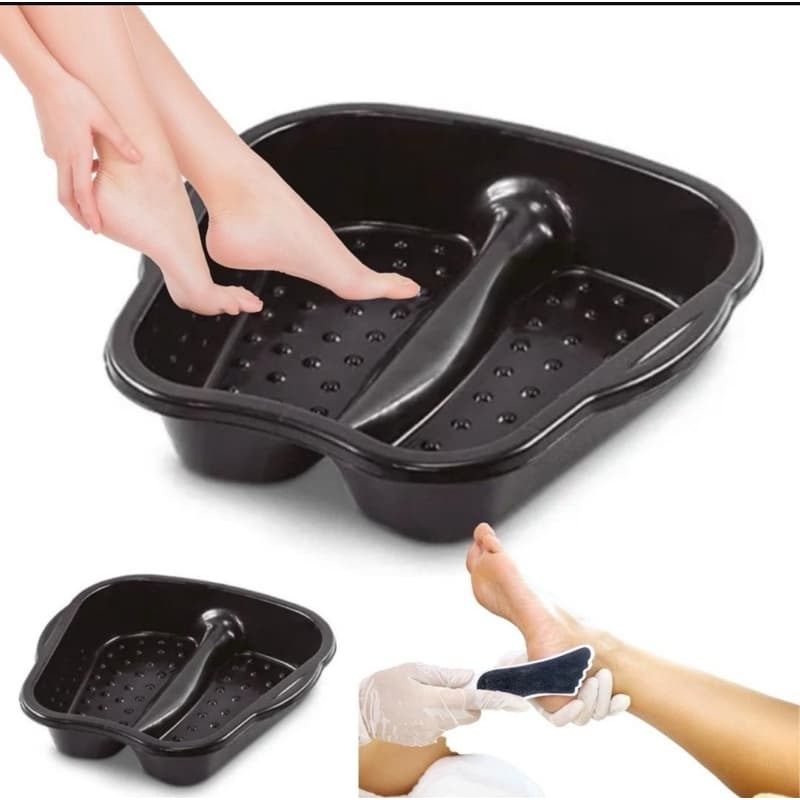 BACIA PEDICURE SPA EM CASA ESCALDA PÉS SALÃO PLÁSTICO REFORÇADO