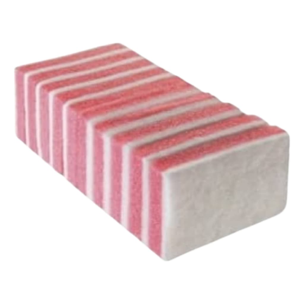 Kit 10 Esponja Bucha Dupla Face Sanitária Rosa 10un